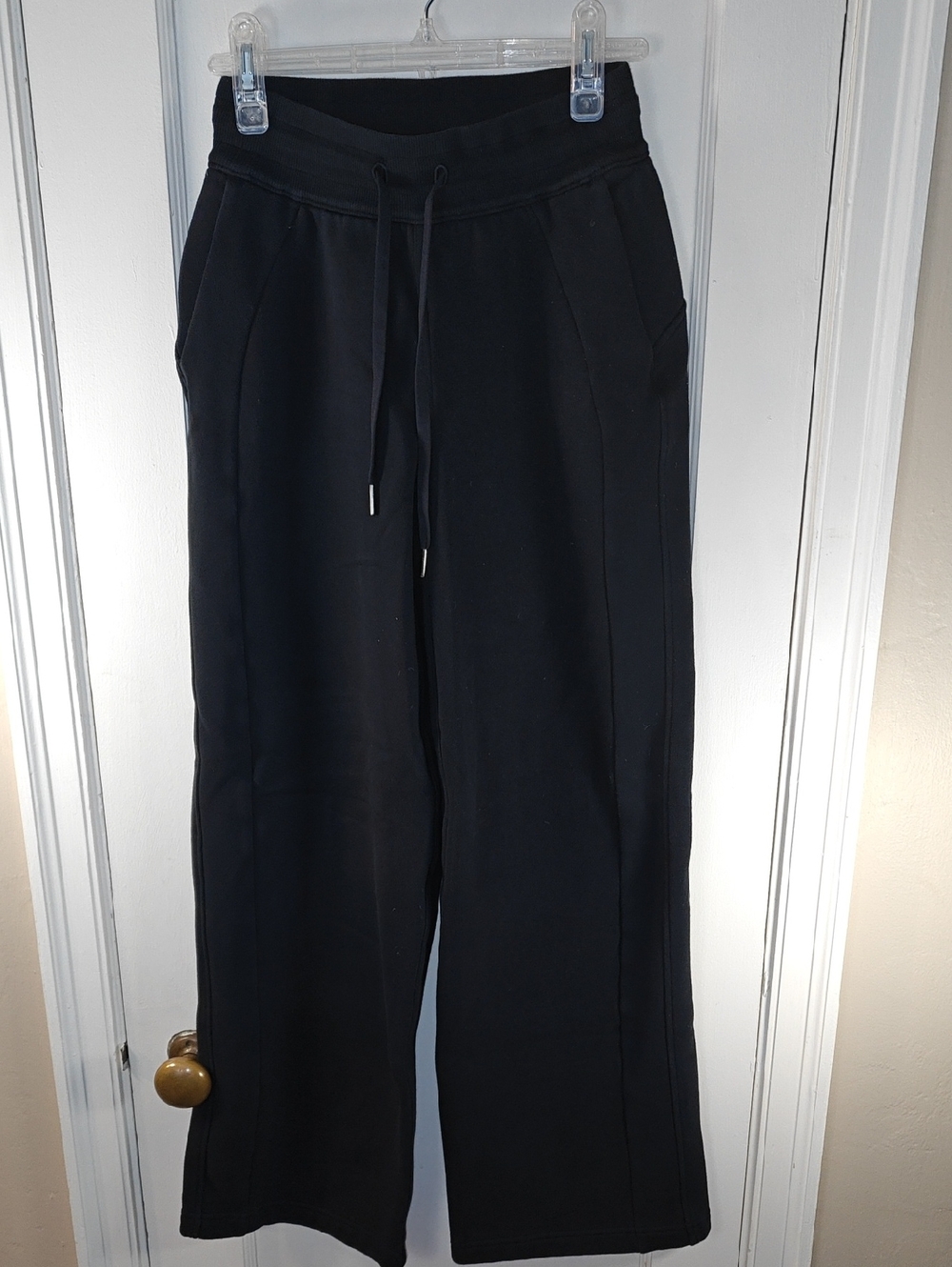 lululemon athletica Black Wide-Leg Drawstring Pants